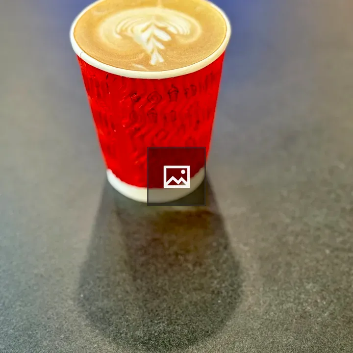 Latte Art in Paper Cup
