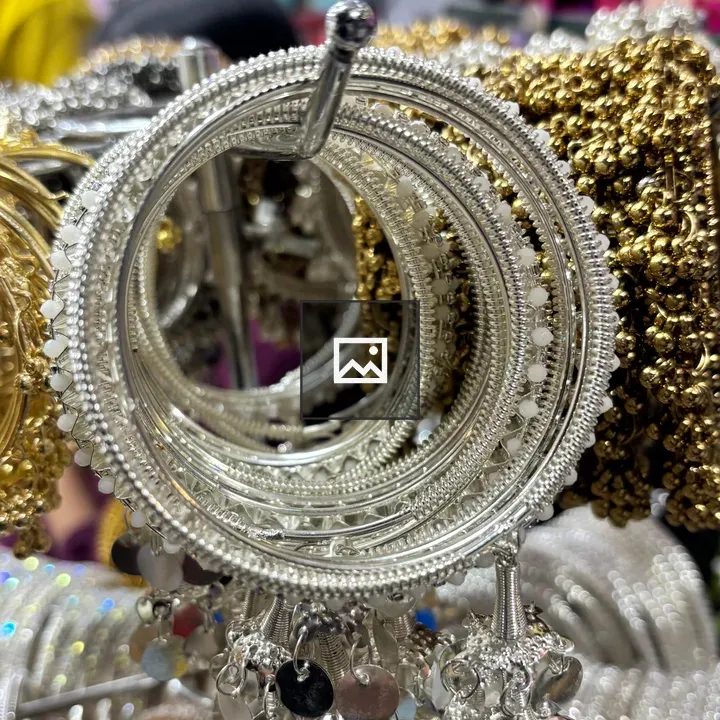 Silver bangles and bracelets