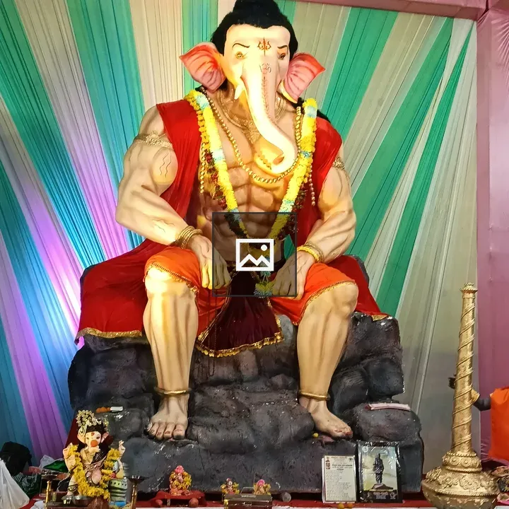Ganesh Statue at Utsav in Nikol