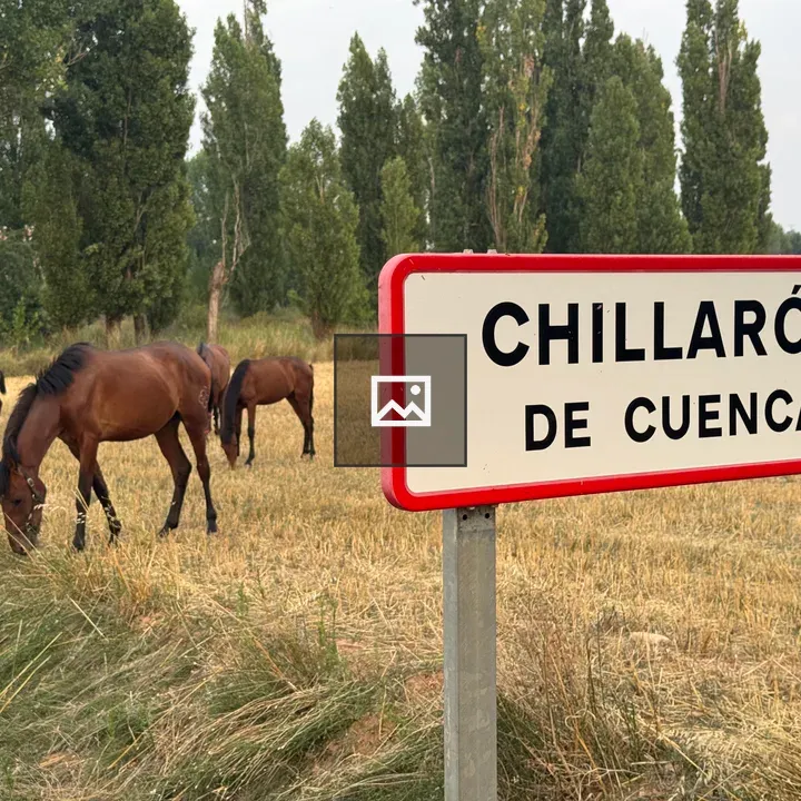 Chillaron de Cuenca Road Sign