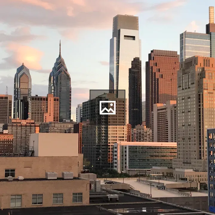 Skyline Philadelphia from Spring Garden