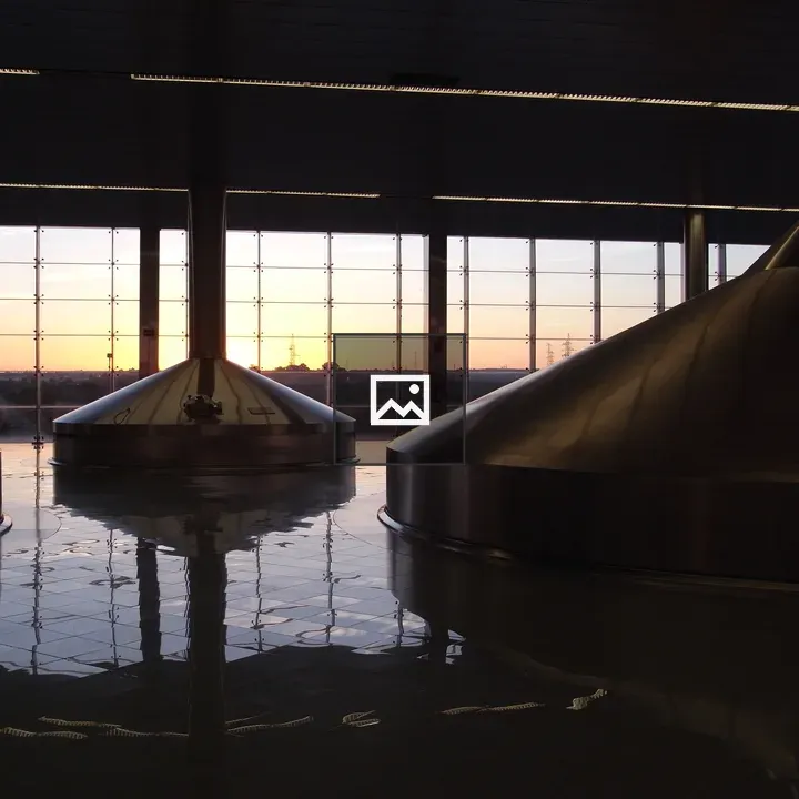 Beer factory interior