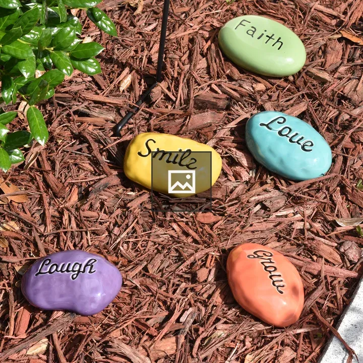 Inspirational garden stones