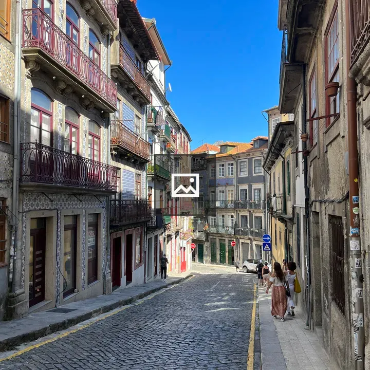 Narrow street in Porto