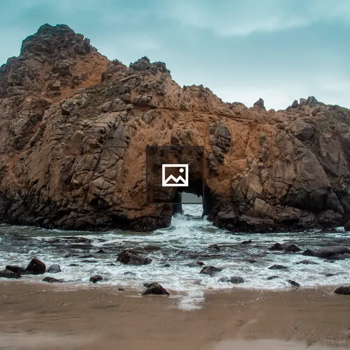 Keyhole Arch at Big Sur