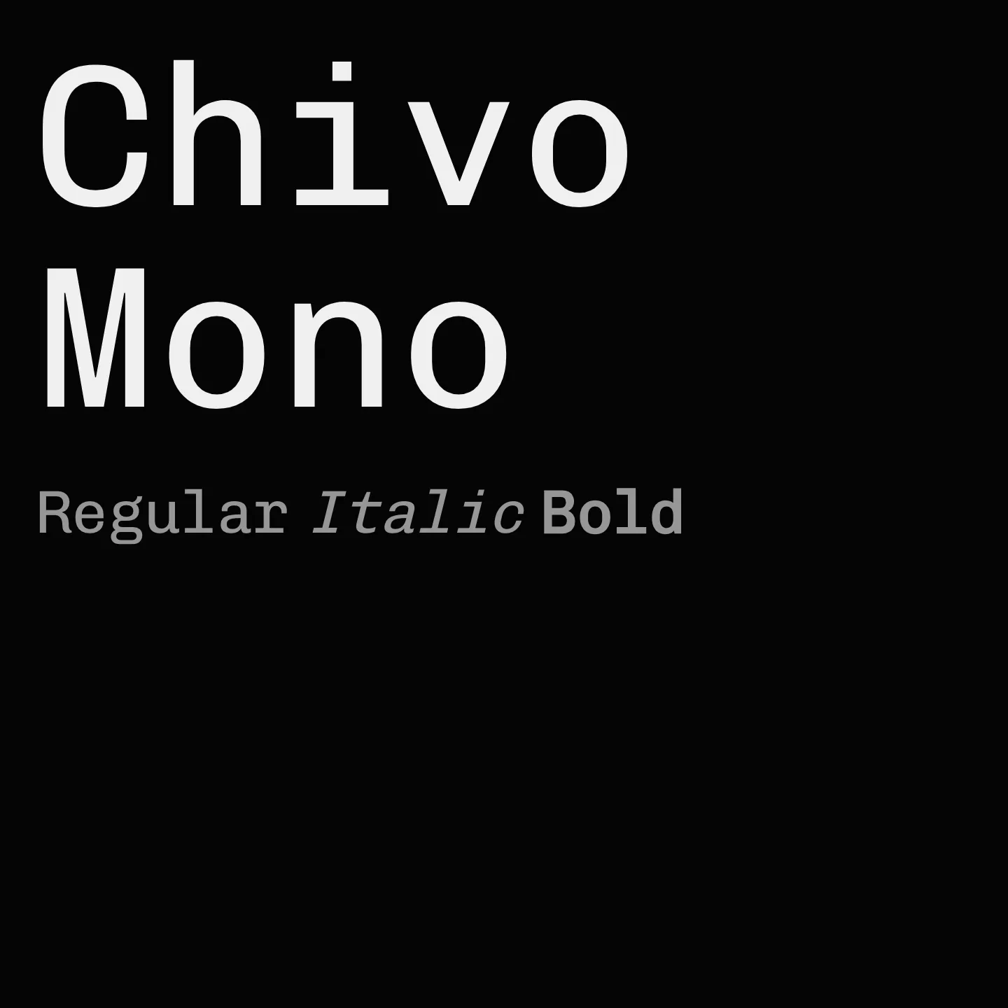 Chivo Mono