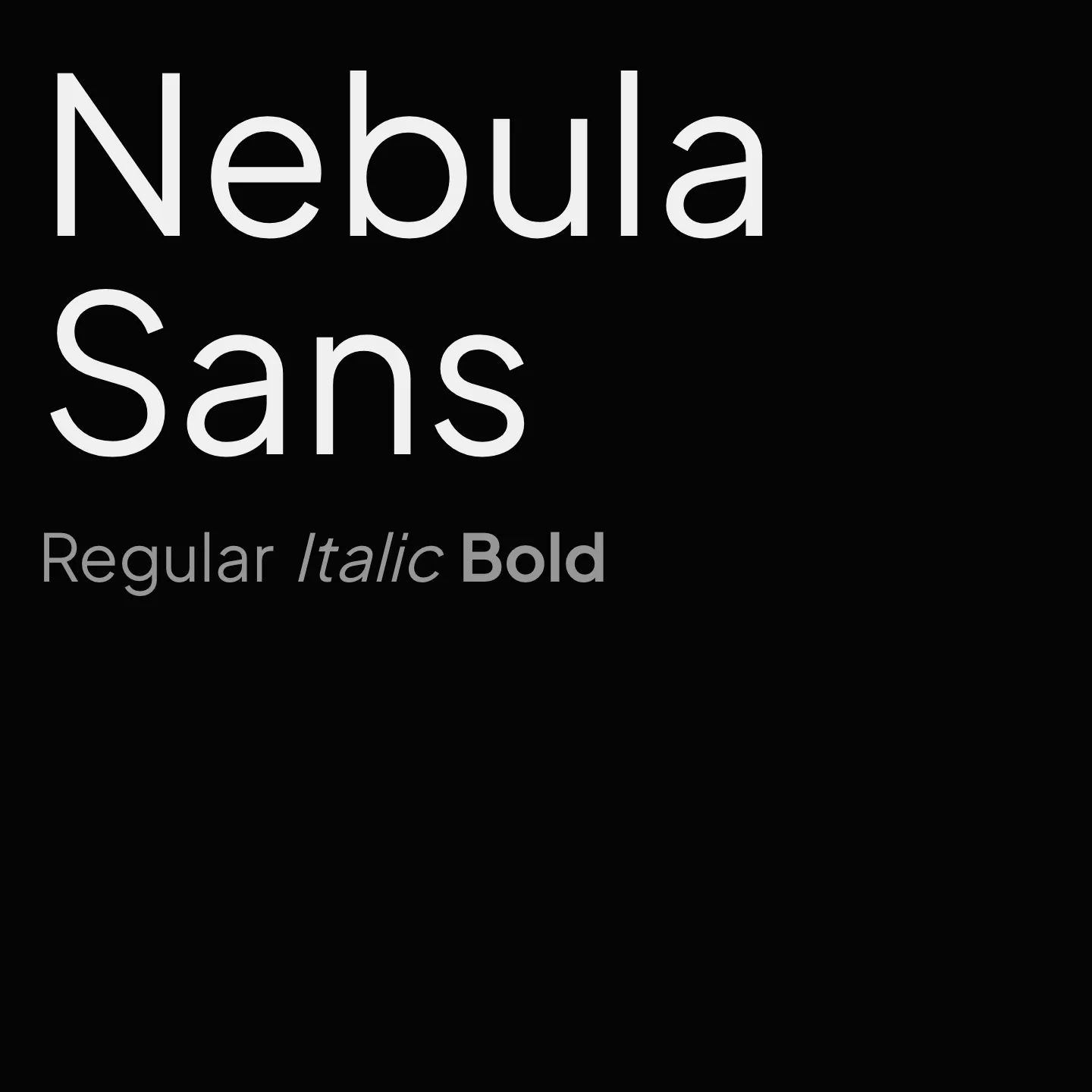 Nebula Sans