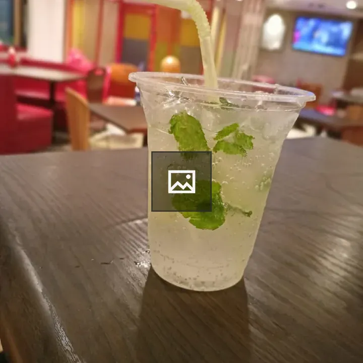 Virgin Mojito Card Glass
