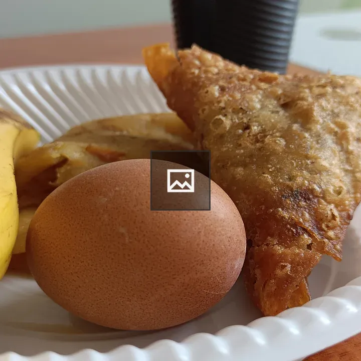 Banana and Egg Breakfast Plate