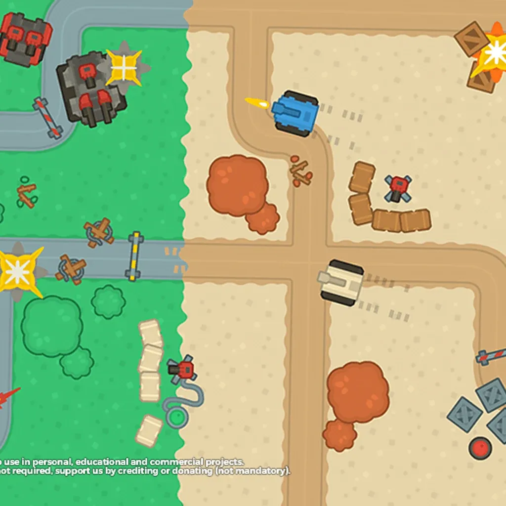 Top-down Tanks Remastered
