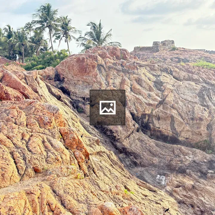 Rocky landscape with layered rocks