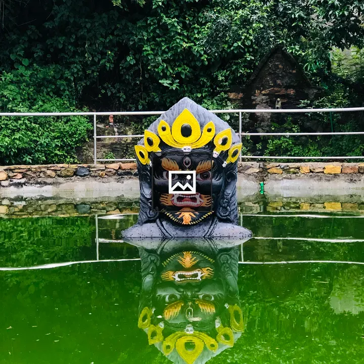 God Bhairava Head statue