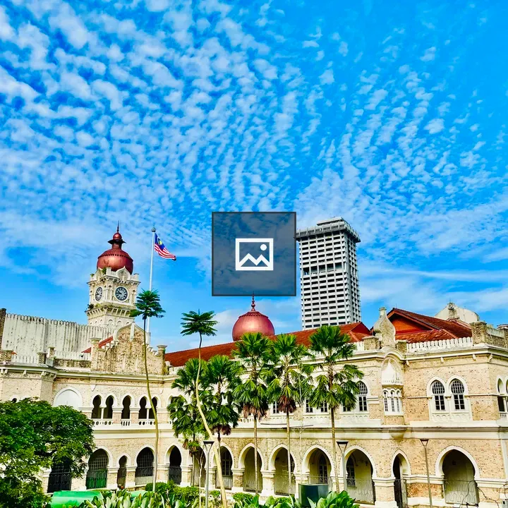 Backside View of Sultan Abdul Samadhi Building