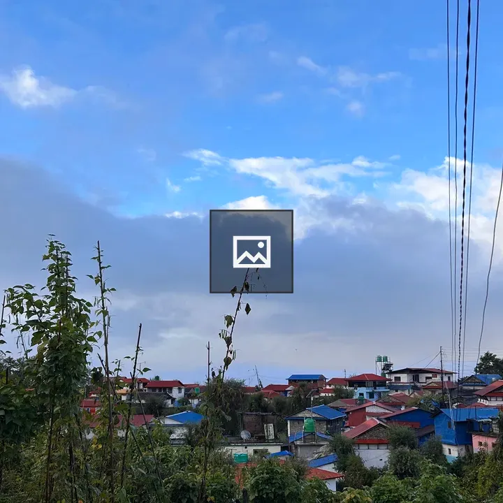 Colorful hillside neighborhood