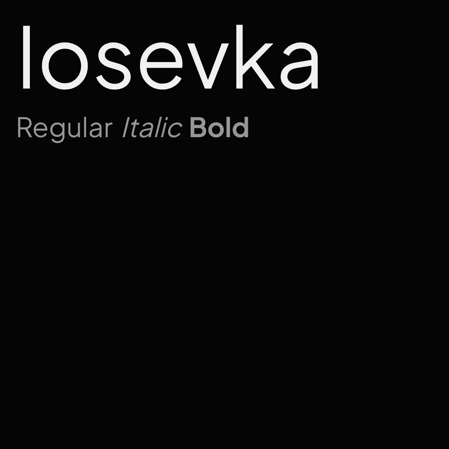 Iosevka