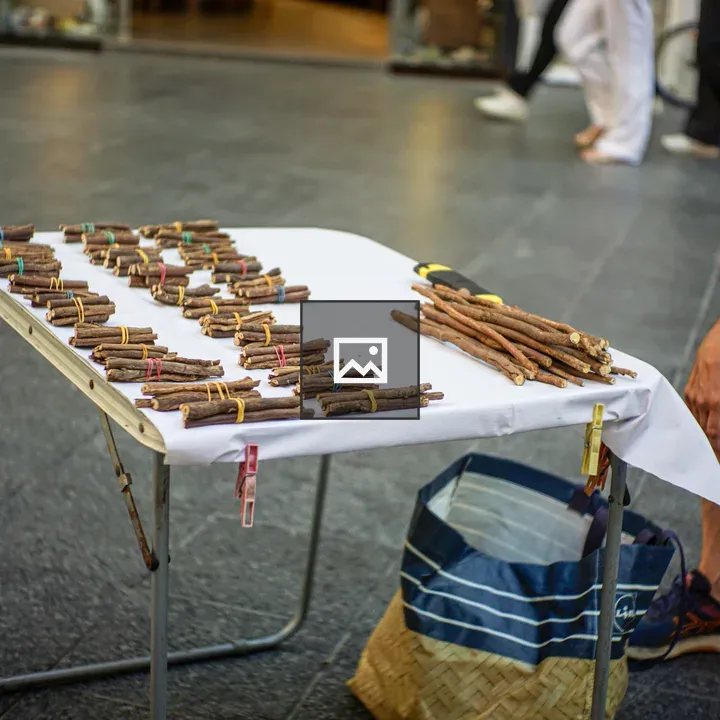 Street vendor with licorice root