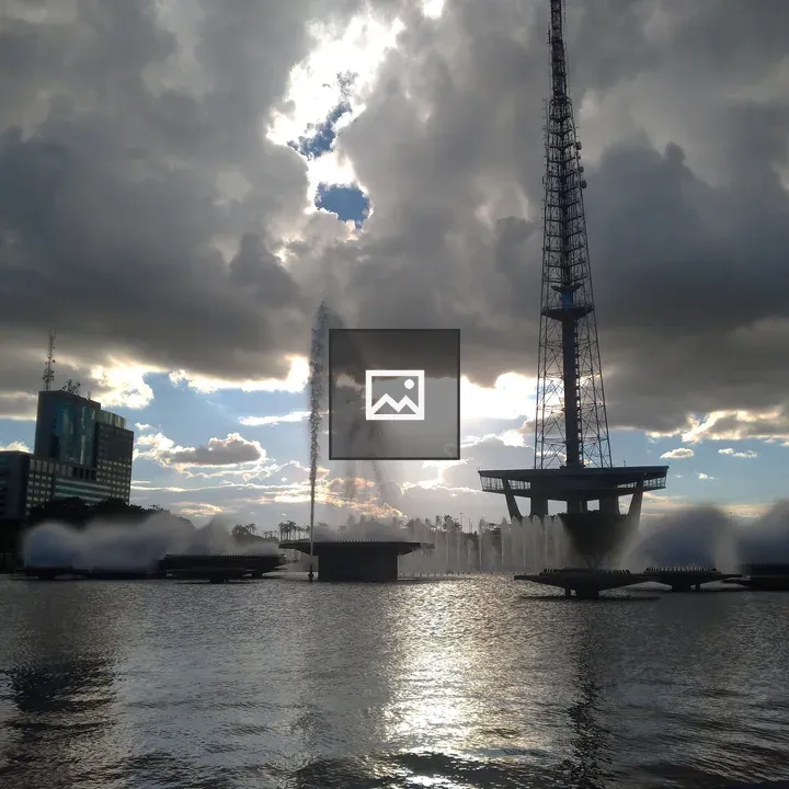 Old TV Tower of Brasilia at Sunset