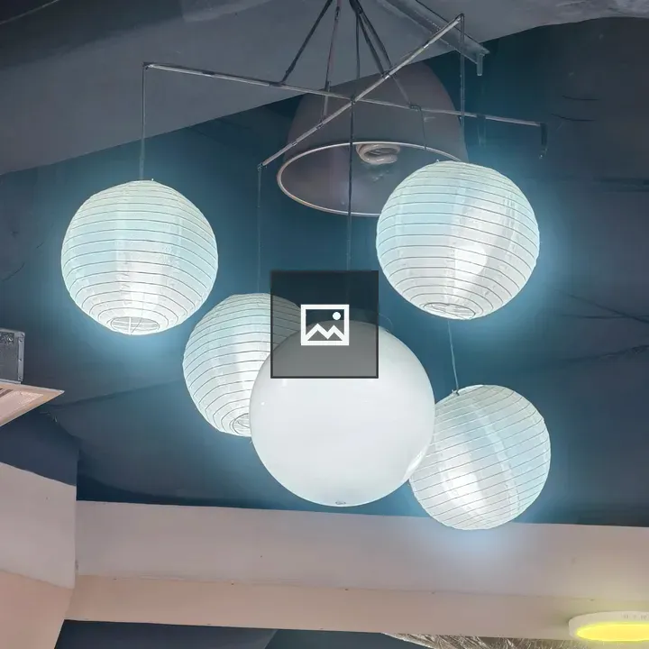 Globe Lanterns in Interior