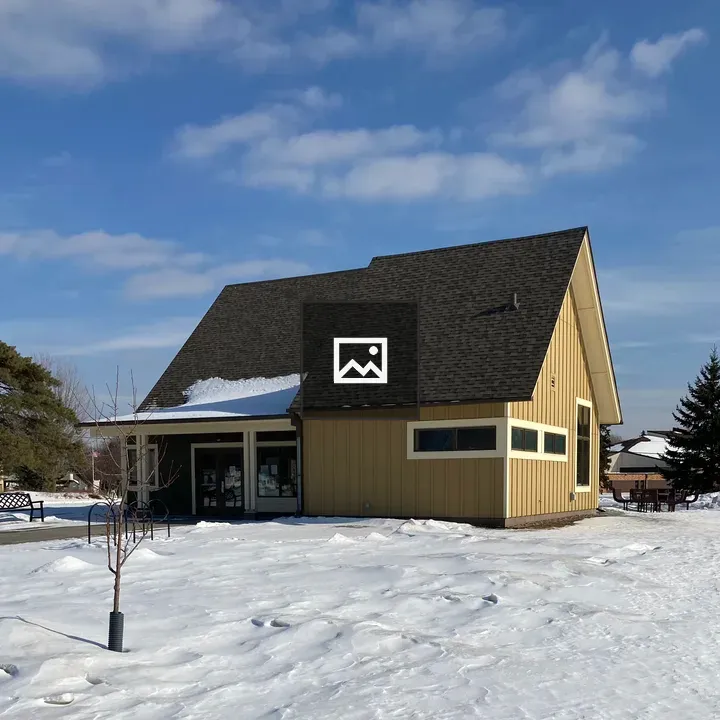 Park Recreational Building in Winter