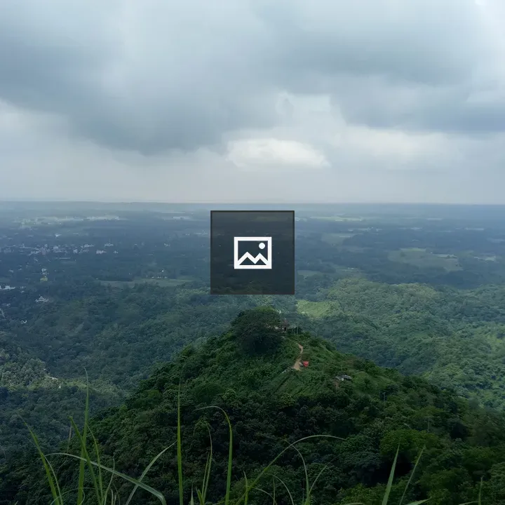 Aerial view of Chandranath Hill