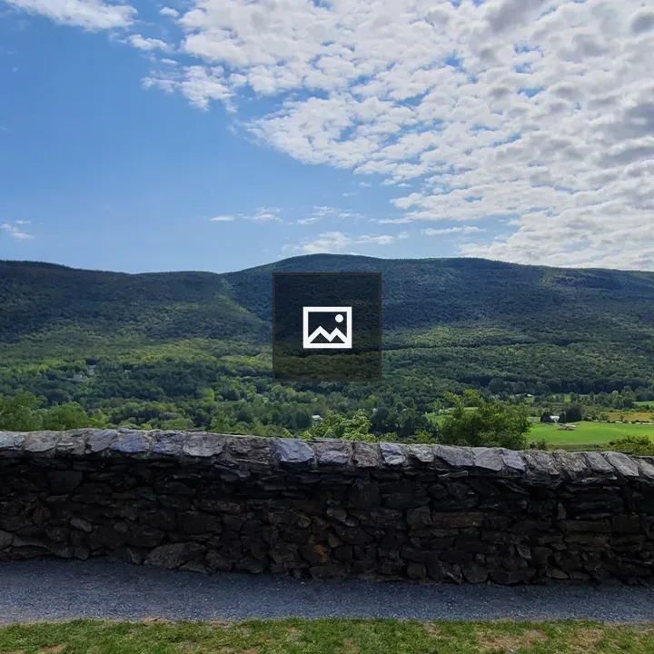 Vermont Green Mountains Stone Wall