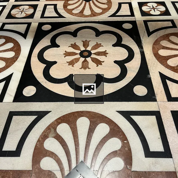 Tile floor at Duomo di Milano