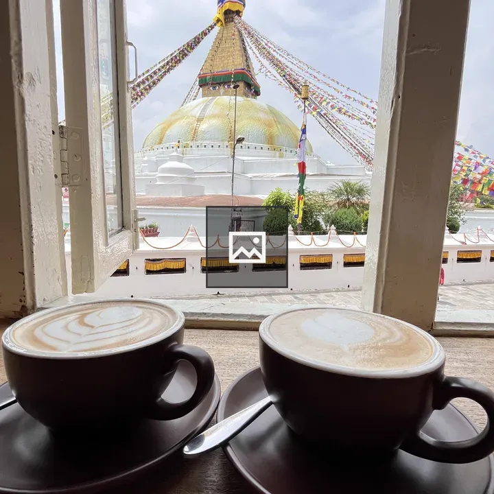 Latte Art by Open Window