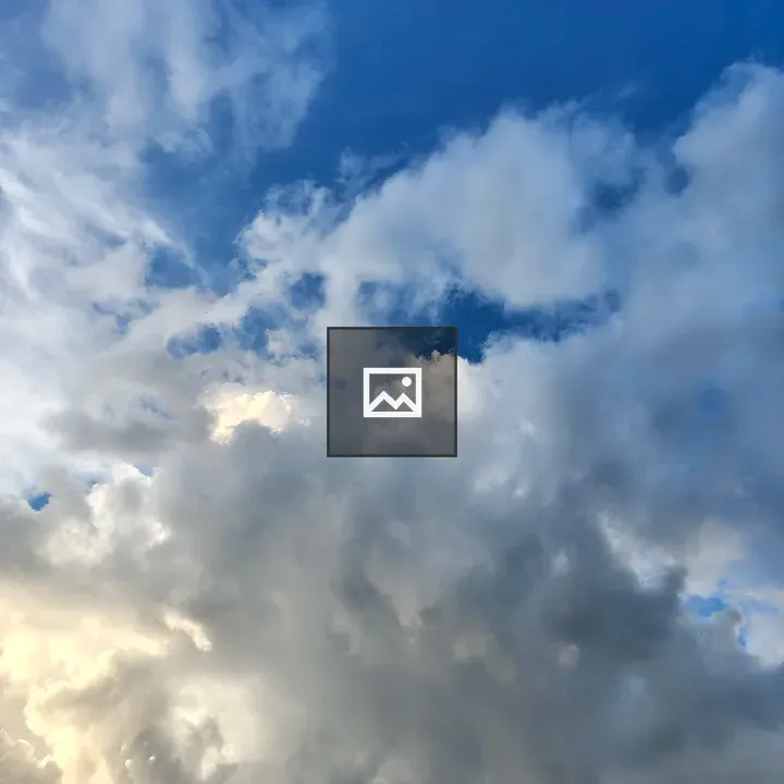 Sky with Blue and White Clouds