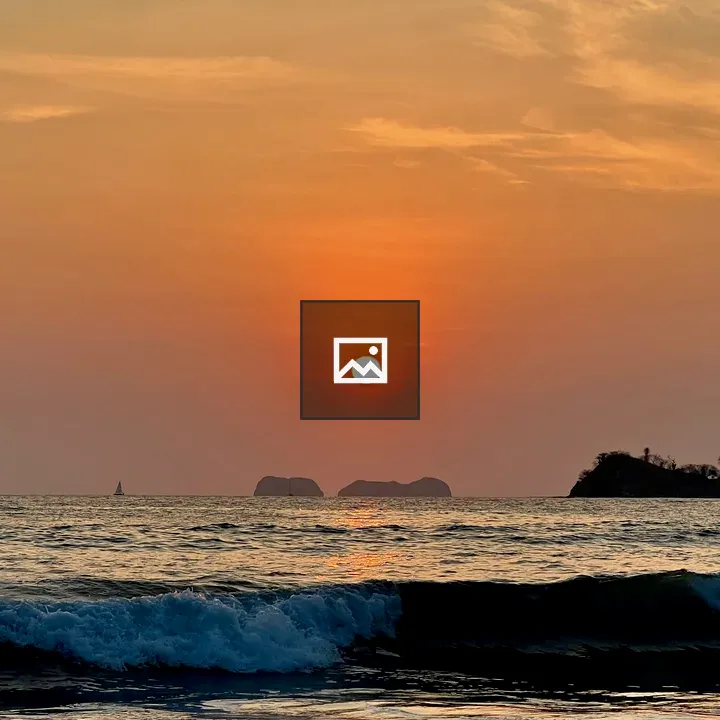 Sunset over Sugar Beach