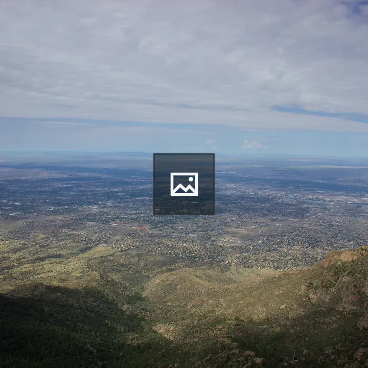 View of Albuquerque Downtown from Sandia Peak