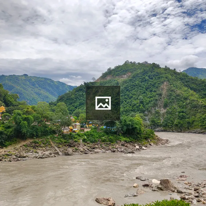 River View in Green Landscape