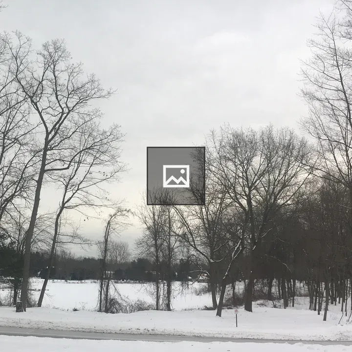 Snow-Covered Barney Clubhouse Pond