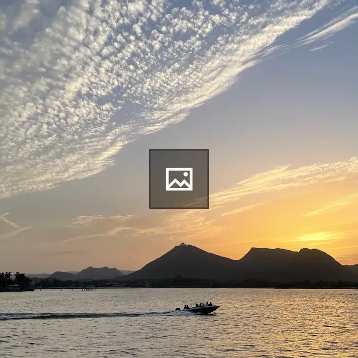Sunset at Fateh Sagar Lake