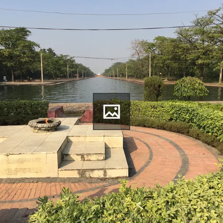 Eternal Peace Flame at Lumbini