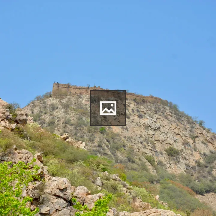 Fort wall at Bala Quila hilltop