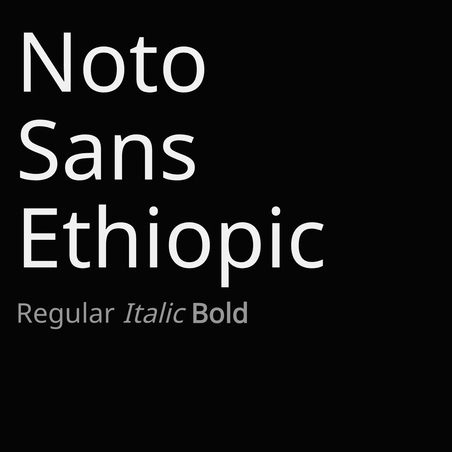 Noto Sans Ethiopic