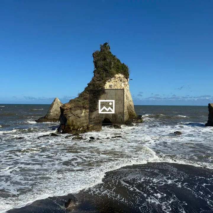 Rock formation at the beach