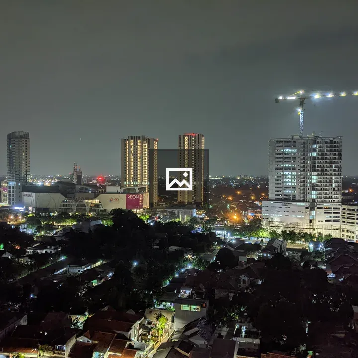 Jakarta at night skyline