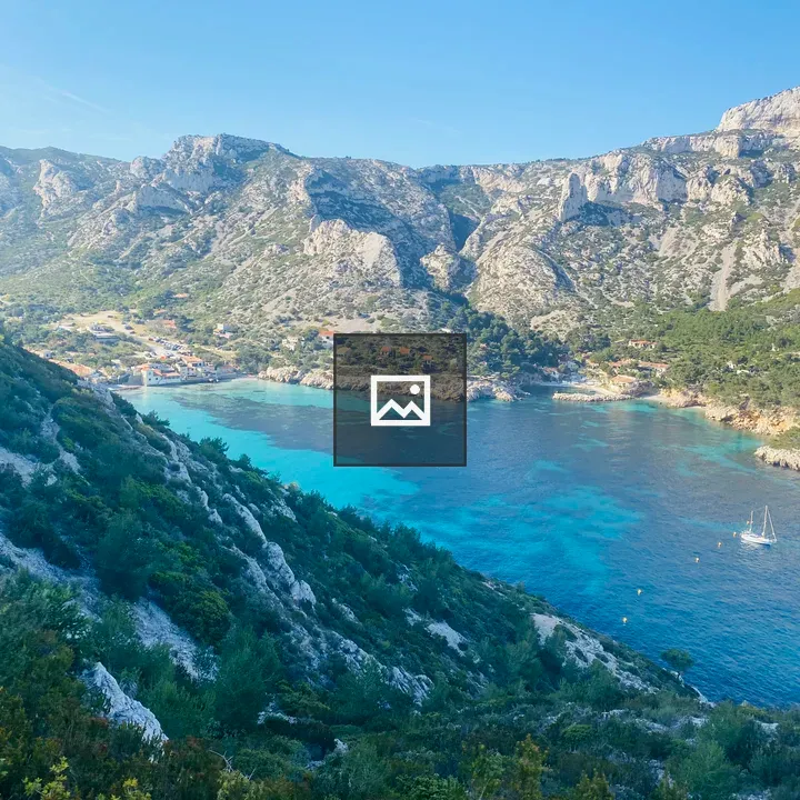 Landscape of Calanque of Sormiou