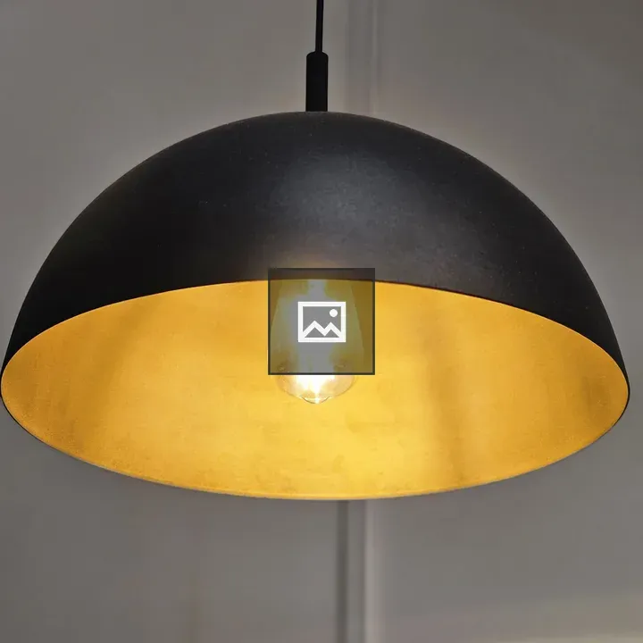 Pendant light with warm glow