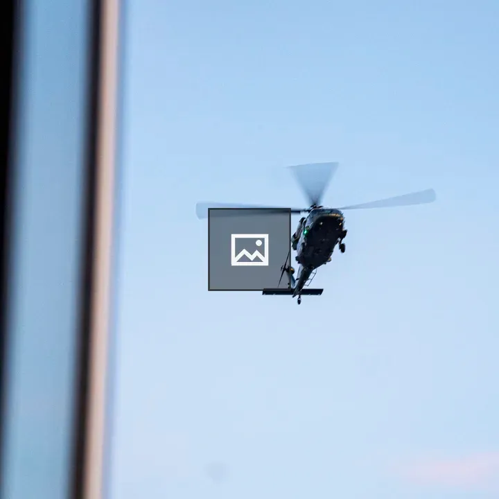 Helicopter in Flight