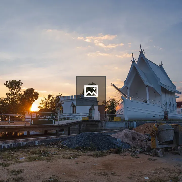 Temple at Sunset