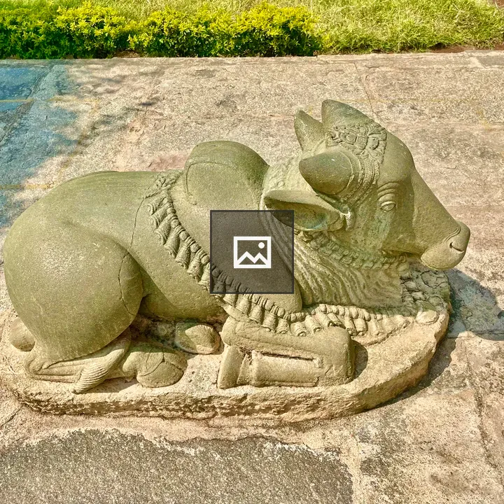 Nandi statue from Gadag