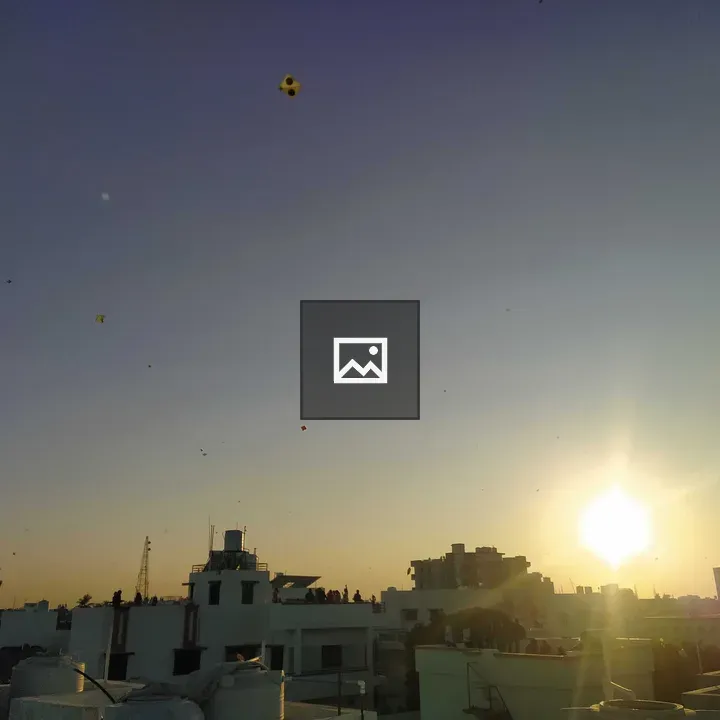 Sunset Kite Festival Scene