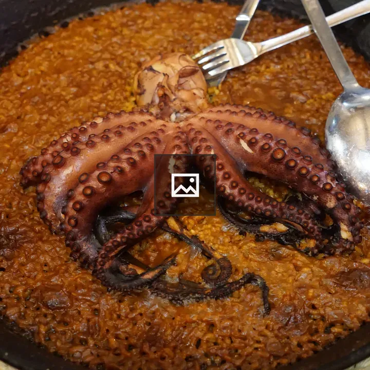 Octopus on Rice