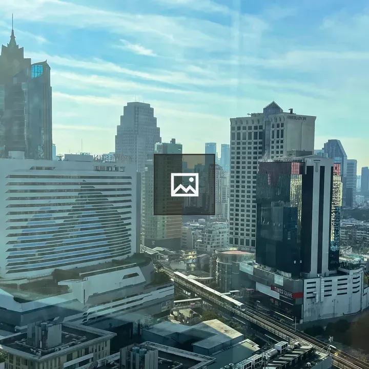 Bangkok Skyline with Skytrain
