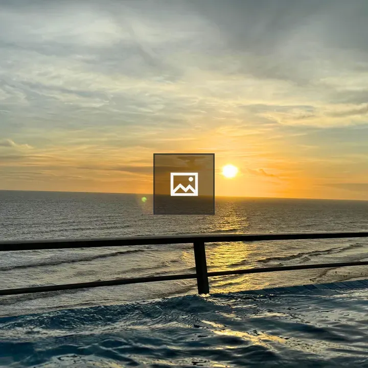 Ocean Sunset from Infinity Pool