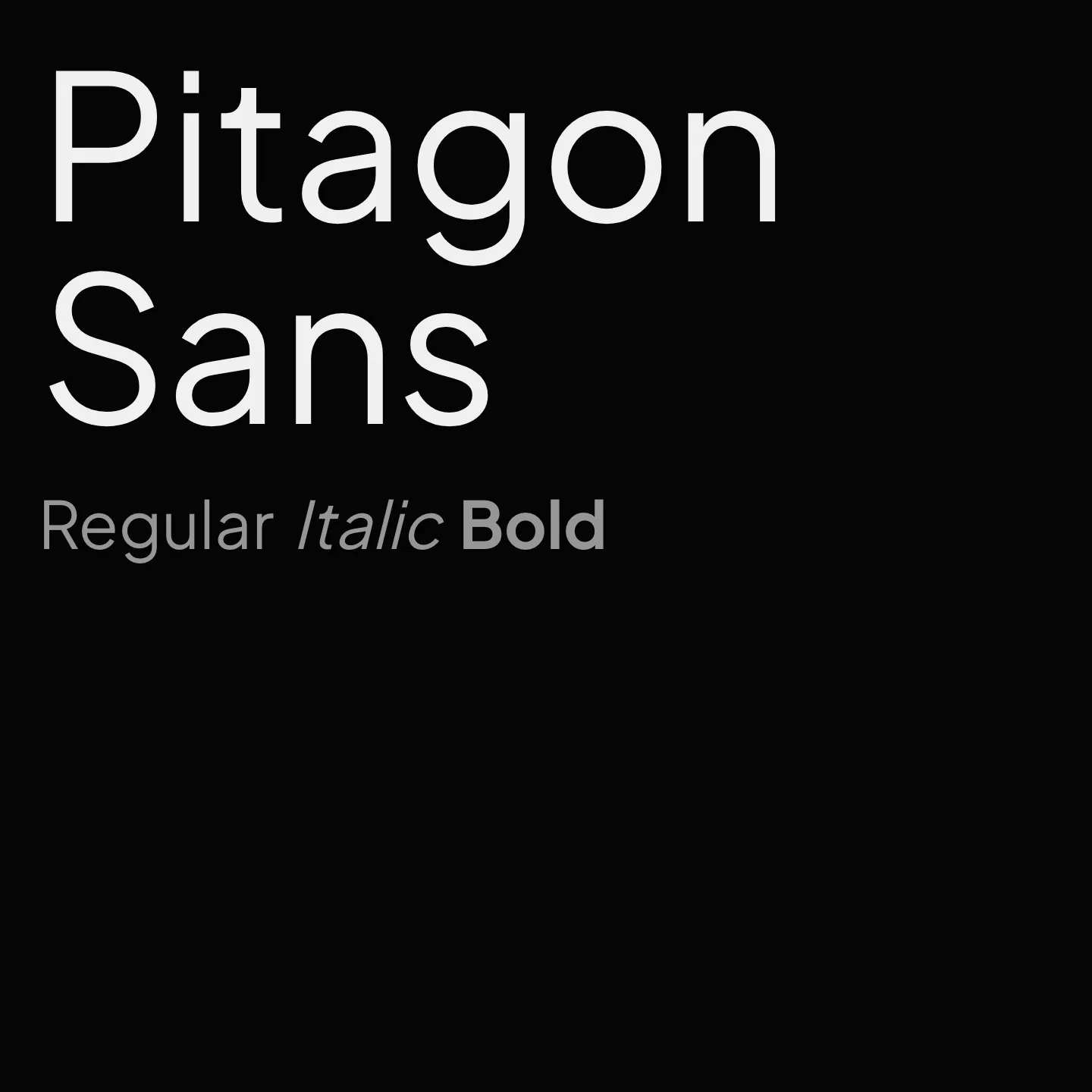 Pitagon Sans