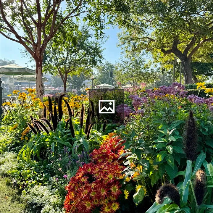 Flower Garden Scene