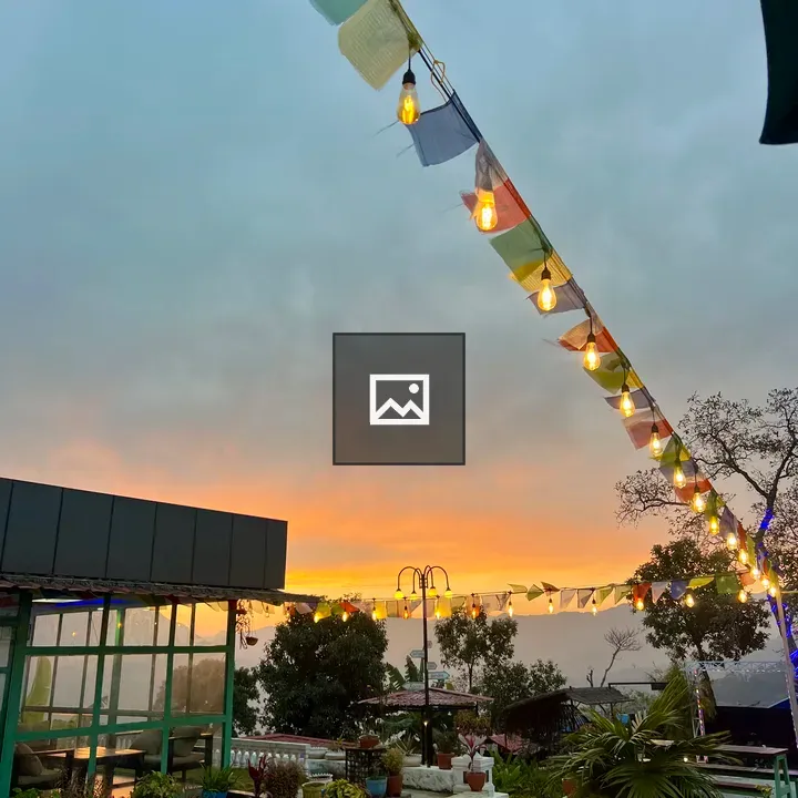 Prayer Flags at Sunset